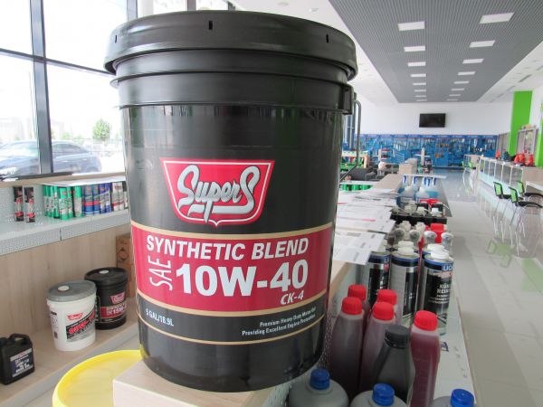 маcло SUPER S FG-2000 SAE 10W-40 CK-4 HEAVY DUTY ENGINE OIL 5 GAL SUS.10W40.1005.D73 (19 литров)