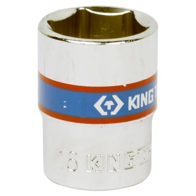 головка 3/8" 6-гранна 16 мм 333516M  (KING TONY, Тайвань)