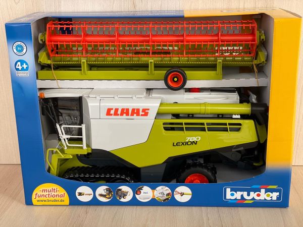 машинка іграшкова - комбайн Claas Lexion 780 Terra Trac Combine harvester, 02119 (Bruder, Германия)