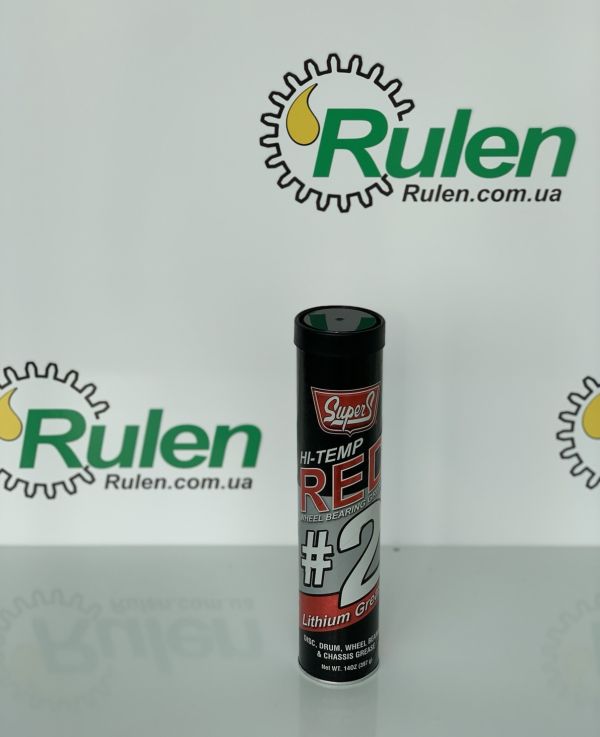 спеціальне літієве багатофункціональне мастило SUPER S HI-TEMP RED LITHIUM NLGI 2 GREASEN 50/14 OUNCE (400 грамм) (Smitty's, США)