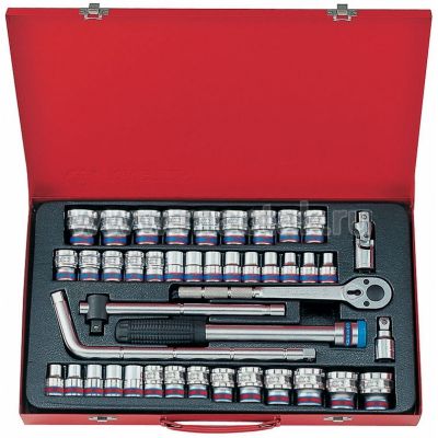набір головок 1/2" 12 гр. 43 пр. 4044CR (KING TONY, Тайвань)