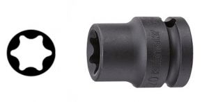 головка торцевая ударная TORX Е-стандарт 3/4", E24, L = 56 мм 657524M (KING TONY)