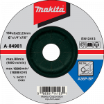 шліфувальний диск по металу 150x6 36P A-84981 (Makita, Япония)