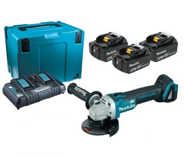акумуляторна кутова шліфмашина LXT, 18В, 125мм DGA504Z (Makita, Япония)