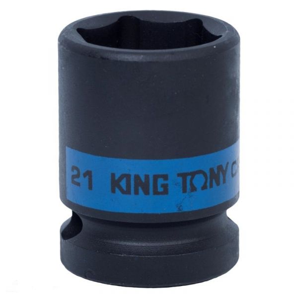 головка 1/2"  21 мм ударна (уп,8) 453521M (KING TONY, Тайвань)