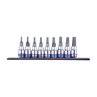 набір біт Torx 1/4" 9 одиниць в тримачі 2109PR (KING TONY, Тайвань)