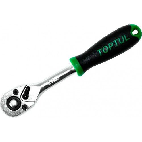 тріскачка 3/8" 36 зубців (гумова ручка) CJBG1220 (TOPTUL, Тайвань)