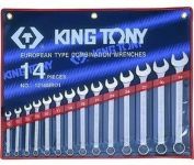 ключі комбіновані (в комплекті по 14 шт.) 1214MR01 (KING TONY)
