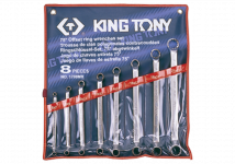 ключі накидні  (в комплекті по 8 шт.) 1708MR (KING TONY, Тайвань)