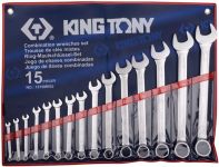 ключі комбіновані (в комплекті по 15 шт.) 1215MR02 (KING TONY)