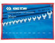 набір ключей рожковых 12шт. (6-32мм) 1112MRN (KING TONY, Тайвань)