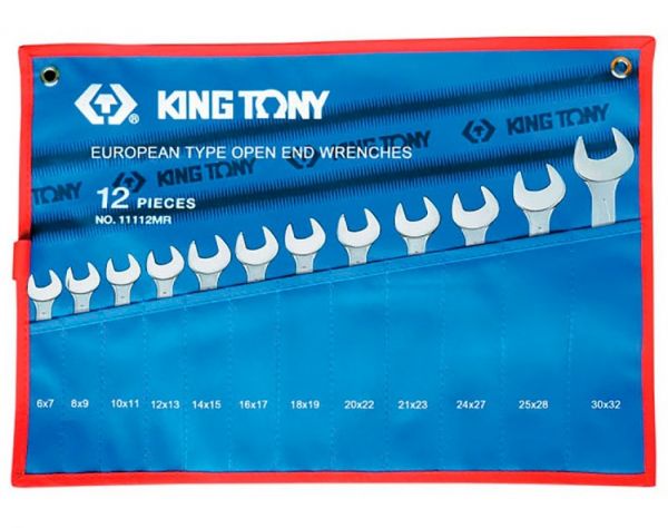 набір ключей рожковых 12шт. (6-32мм) 1112MRN (KING TONY, Тайвань)