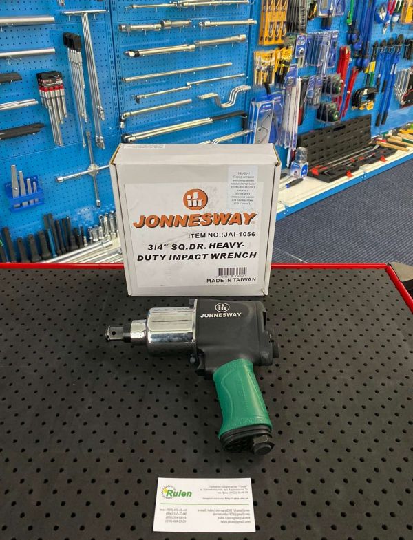 гайковерт пневматичний 3/4"DR 6300 об/хв, 985Нм, 6300 об/хв JAI-1056 (JONNESWAY, Тайвань)
