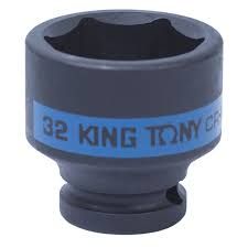 головка  1/2"  32 мм ударна (уп,6) 453532M (KING TONY, Тайвань)