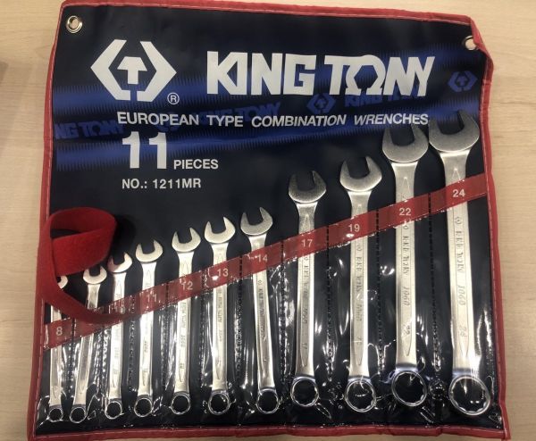 ключі комбіновані (в комплекті по 11 шт.)  1211MR (KING TONY, Тайвань)