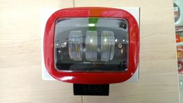 балка світлодіодна LED Work Light 30W Square, Red Color, Flood Beam ETK-WL-30W-SQ-RED (CREE)