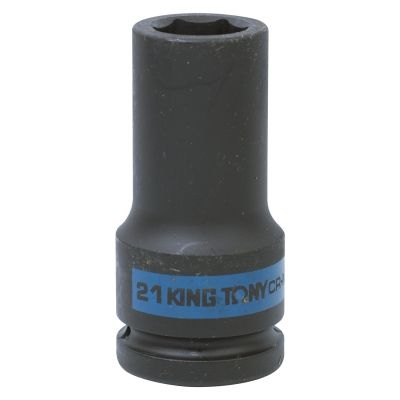 головка 3/4" 21 мм ударна подовжена 643521M (KING TONY, Тайвань)