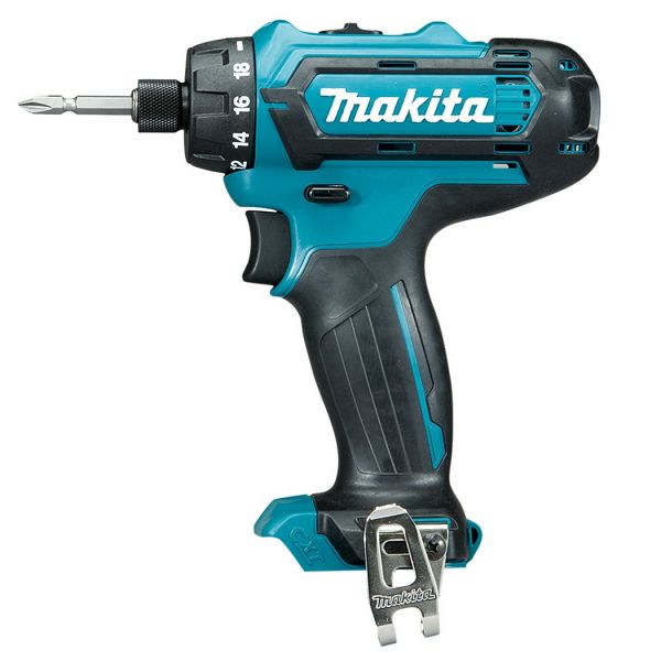 акумуляторний дриль-шурупокрут CXT, 10,8В Slider, 30/14Нм DF031DZ (Makita, Япония)