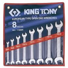 ключі ріжкові (компл. 8  шт.)  1108MR (KING TONY, Тайвань)