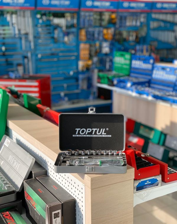набір інструменту 1/4 "18од. дюймового 3/16"-9/16" GCAD1811 (TOPTUL, Тайвань)